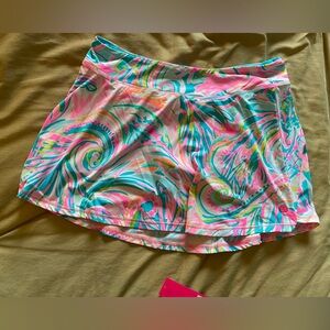 Lilly Pulitzer aila skort upf 50 size L carnivale coral